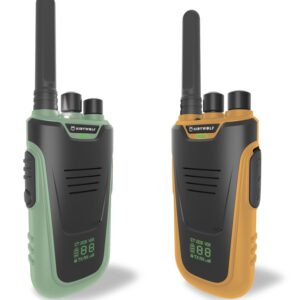 Walkie Talkie Kidytalk Verde/ Naranja