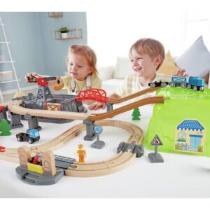 Conjunto de bloques de construcción de ferrocarril