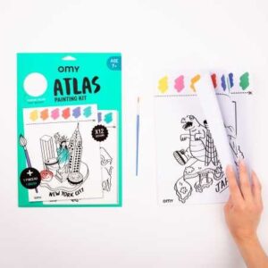 OMY atlas pintura con colores