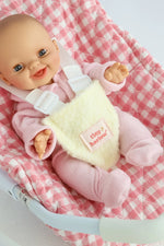 Maxi cosi Vichy rosa