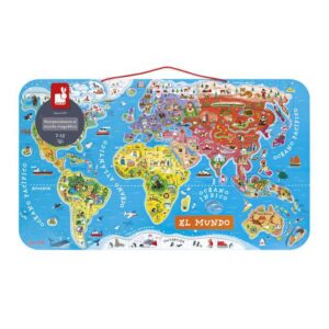 Puzzle magnetico atlas mundia mapa