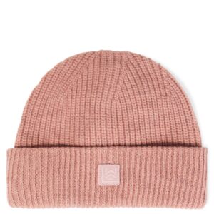 Gorro de lana reciclado Liewood color rosa empolvado