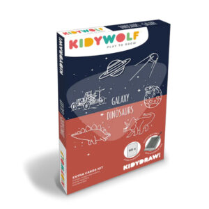 Plantillas KidyDraw Mini galaxia y dinosaurios