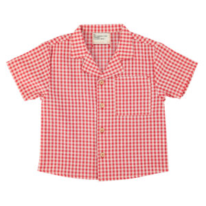 Camisa Hawaiano vichy rojo