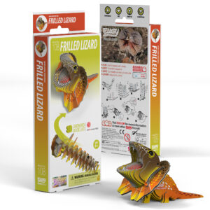 Eugy Frilled Lizard 3D
