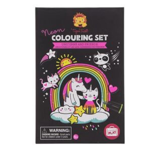 Colouring Set Neon Unicorns and Friends