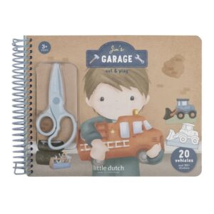 LIBRO RECORTA Y PINTA VEHÍCULOS LITTLE DUCH
