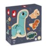 Puzles evolutivos de madera de dinosaurios Janod