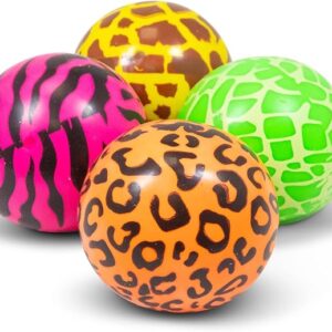 SCRUNCHEMS NEON SAFARI SQUISH BALL