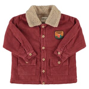 Chaqueta de pana burdeos Piupiuchick