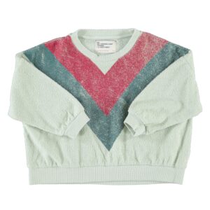 Sudadera toalla mint /rojo