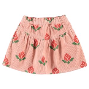 Falda pana rosa
