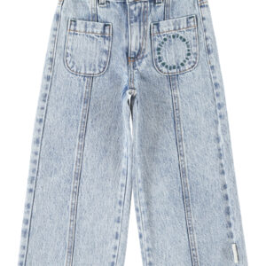 TROUSERS FADDED LIGHT BLUE DENIM